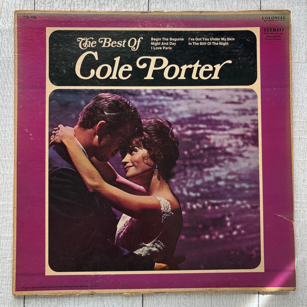 Vintage 1976 Cole Porter Jerome Kern Vinyl LP Jazz Swing